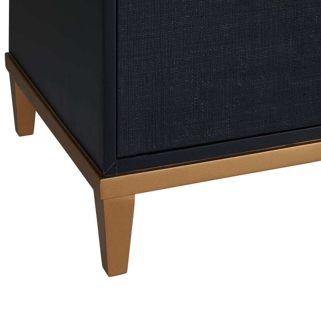Navy Blue/Gold Leaf