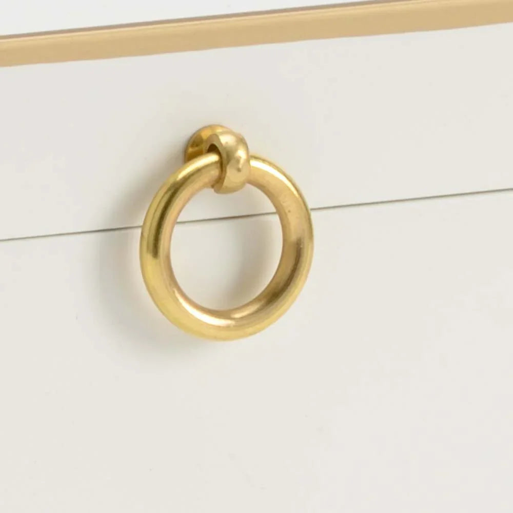 Cream/Gold/Polished Brass