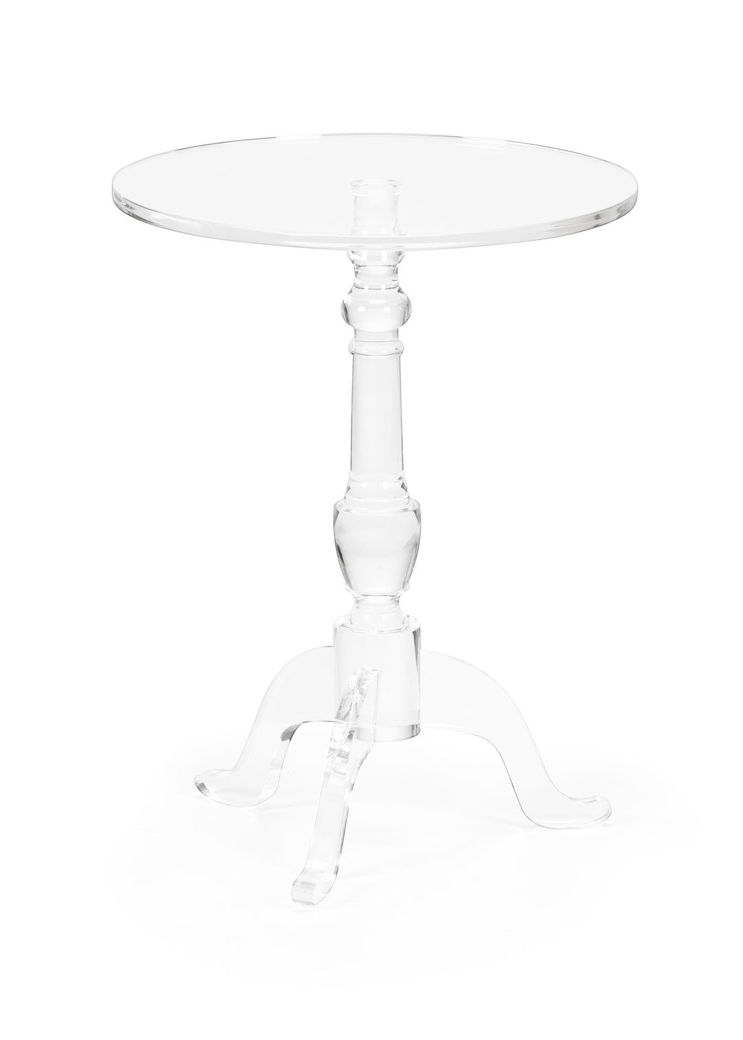 Acrylic Pedestal Side Table - 384787