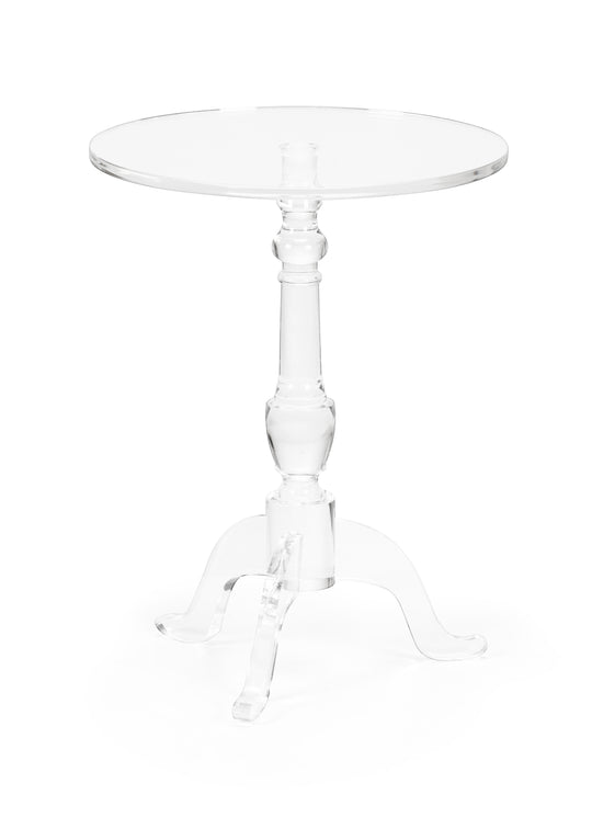 Acrylic Pedestal Side Table - 384787