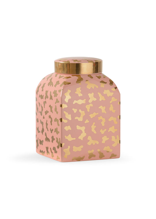 Coral Glaze/Metallic Gold