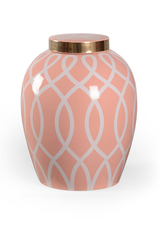 Coral Glaze/Metallic Gold