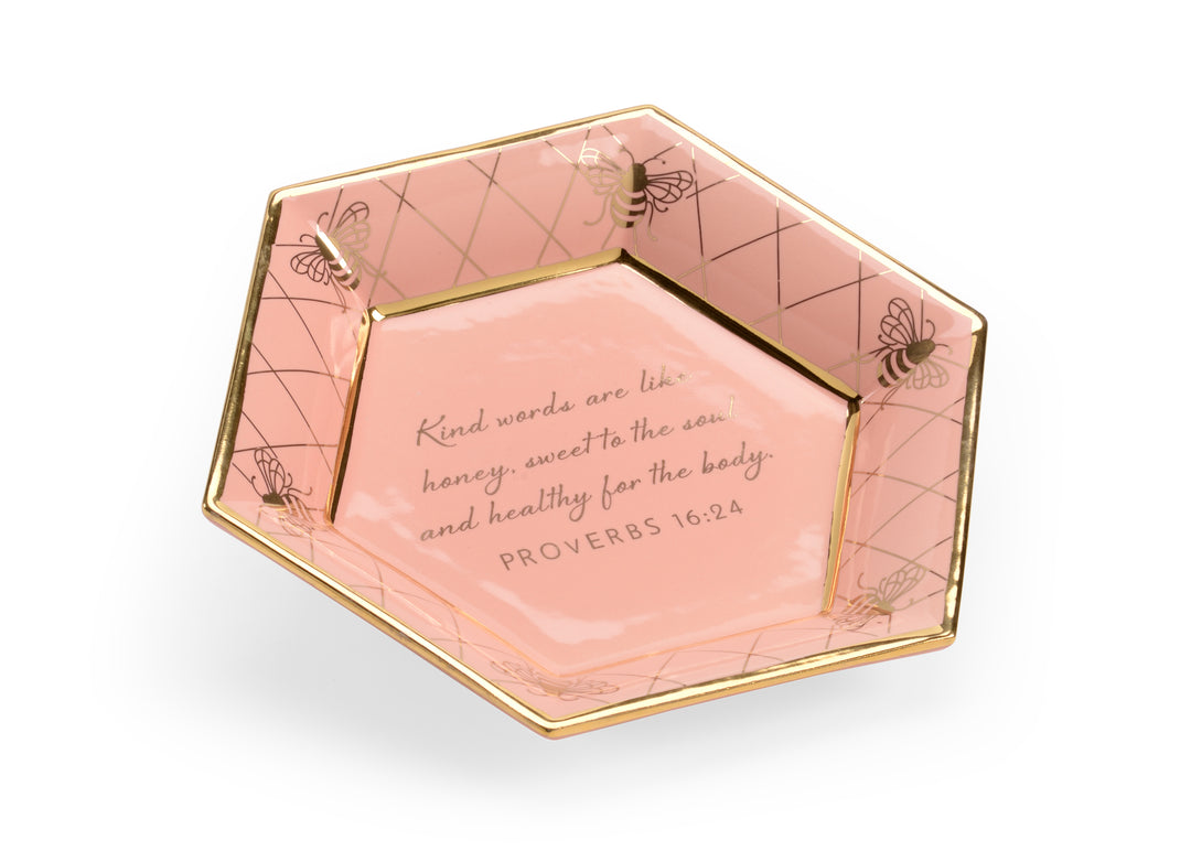 Coral Glaze/Metallic Gold