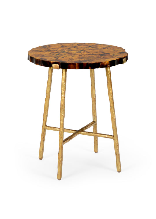 Brown Penshell Side Table - 384960