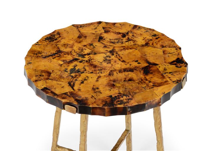 Brown Penshell Side Table - 384960
