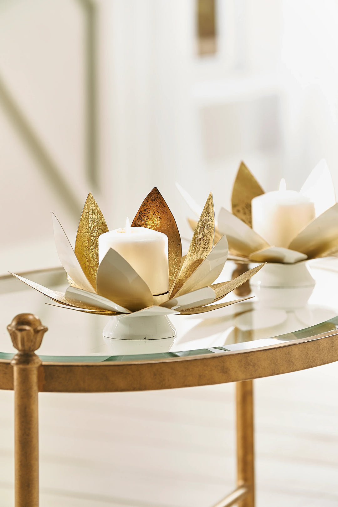 American Home Furniture Chelsea House Lotus Candleholders (Pr)