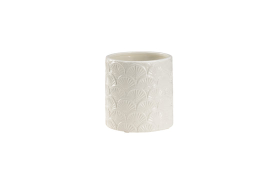 Deco Fan Cachepot (Sm) - 385173