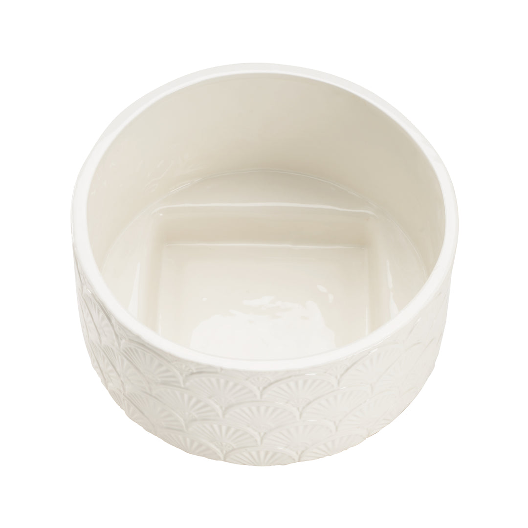 Deco Fan Cachepot (Lg) - 385174