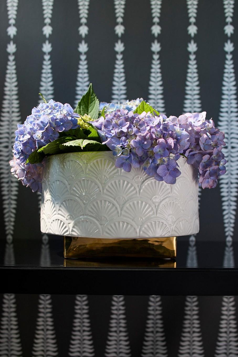 Deco Fan Cachepot