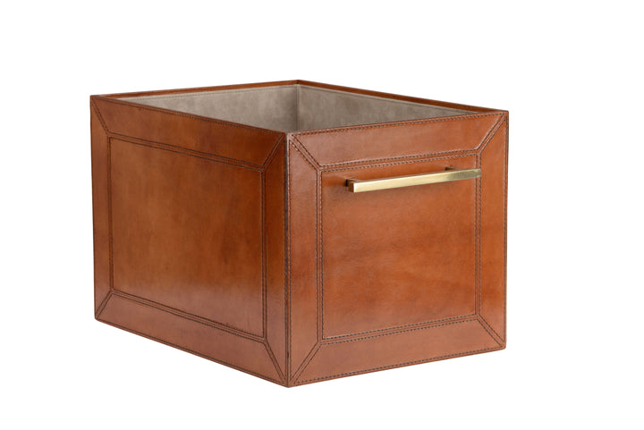 Leather Storage Cube  - 385204