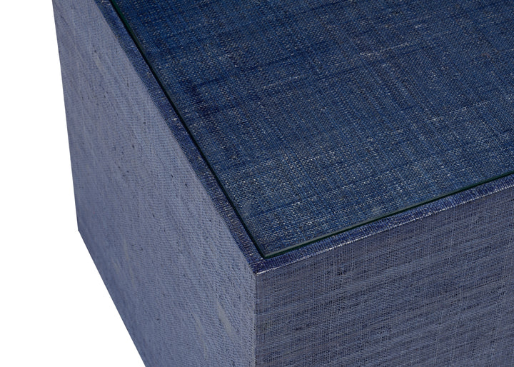Blue Laquer/Clear/Beveled