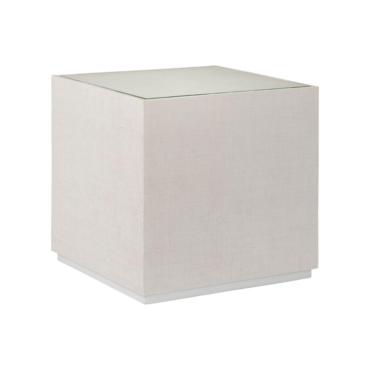 White Lacquer/Clear/Beveled