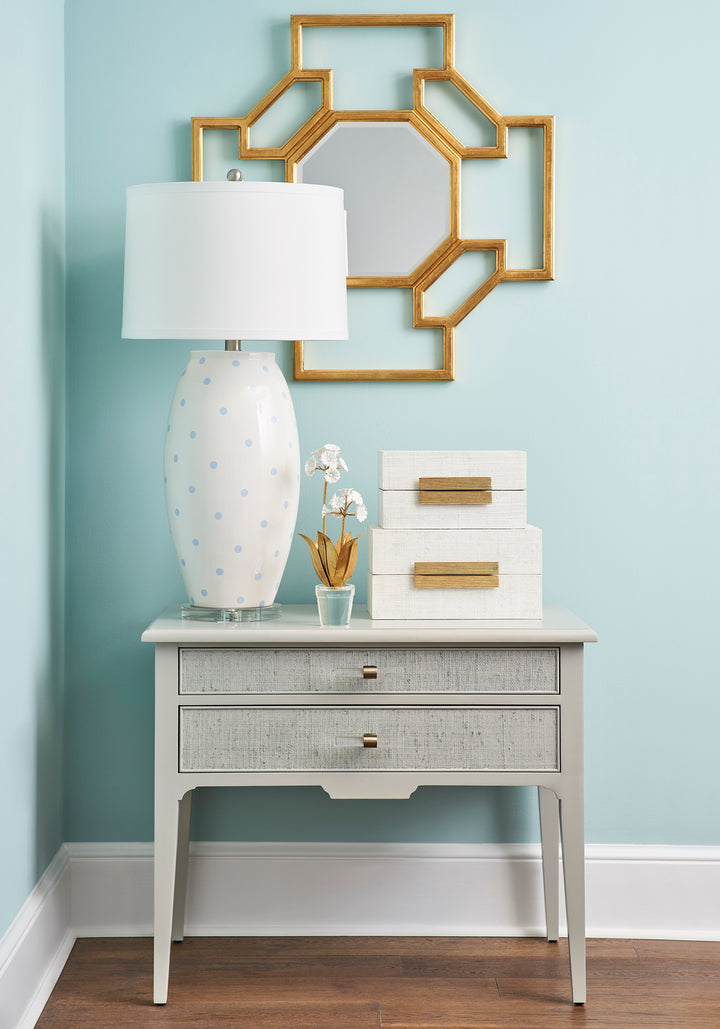 White/Gold Leaf