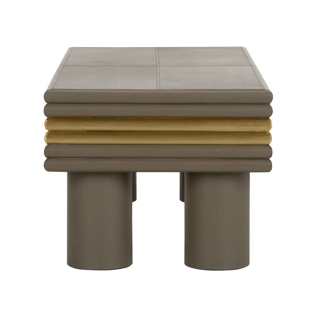 Coulter Leather Cocktail Table  - 385694
