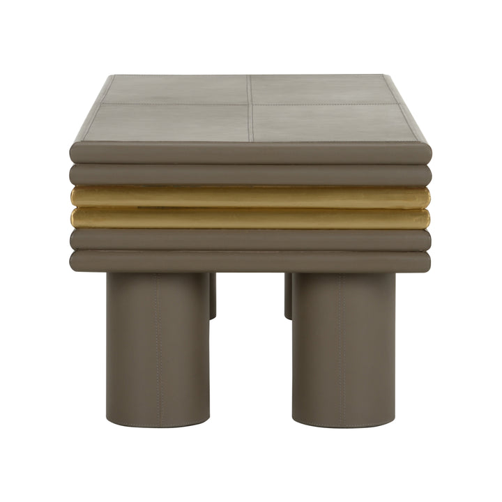 Coulter Leather Cocktail Table  - 385694