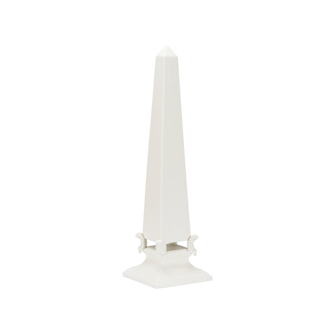 White Neoclassical Obelisk - LG - 385752