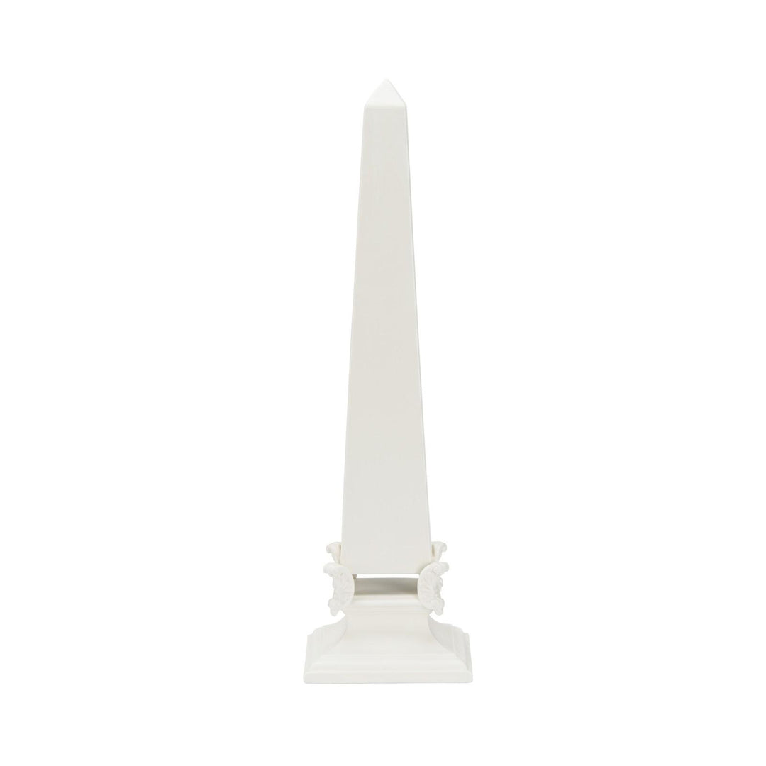 White Neoclassical Obelisk - LG - 385752