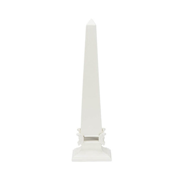 White Neoclassical Obelisk - LG - 385752