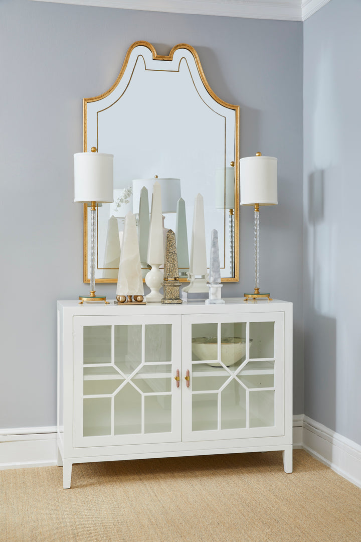 White Neoclassical Obelisk - LG - 385752