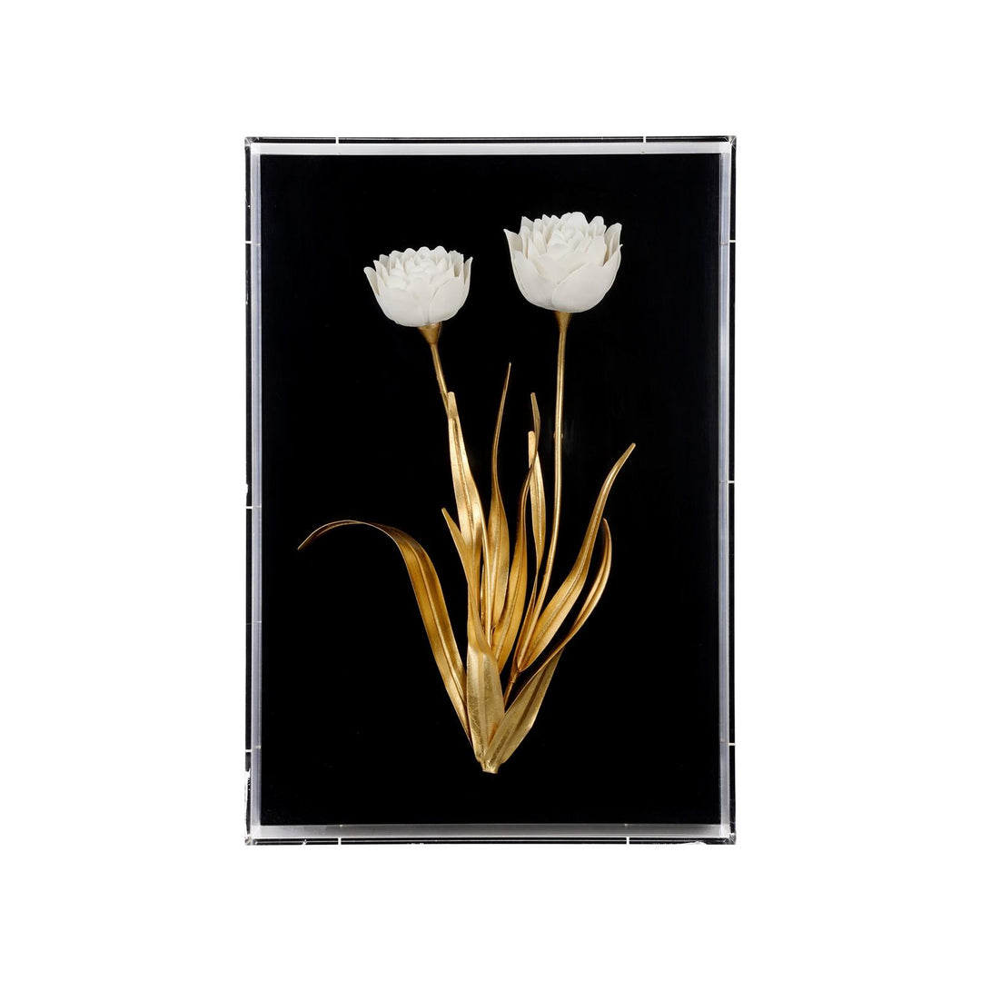Porcelain Flower Black - C - 385972