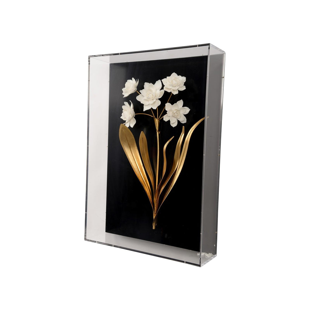 Porcelain Flower Black - D - 385973