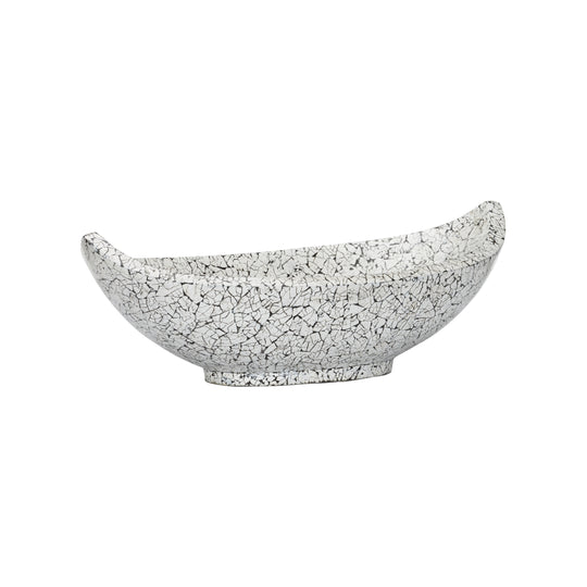 Crackled Long Bowl - 385997