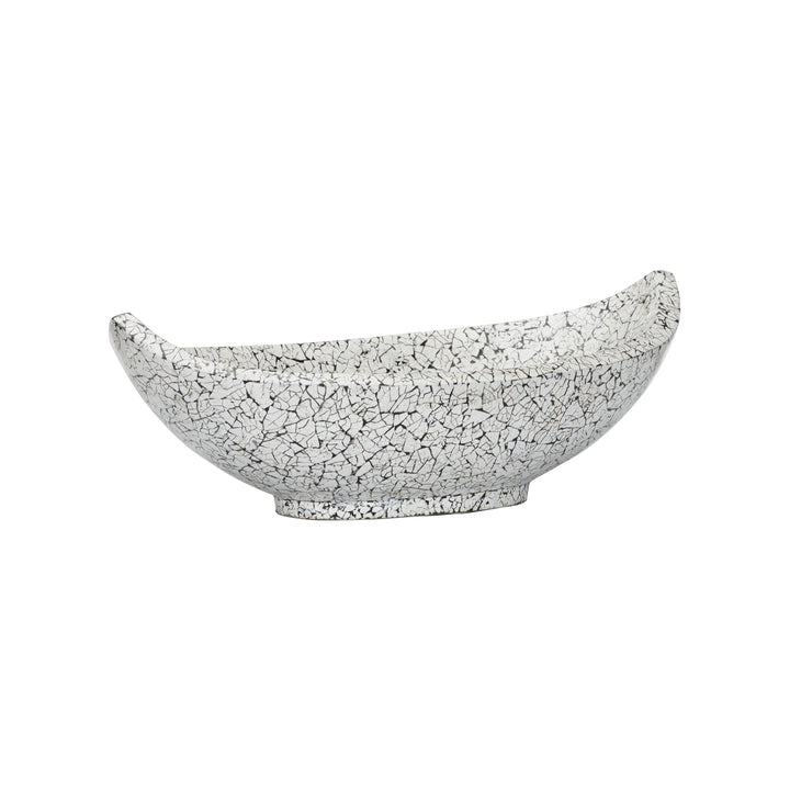 Crackled Long Bowl - 385997
