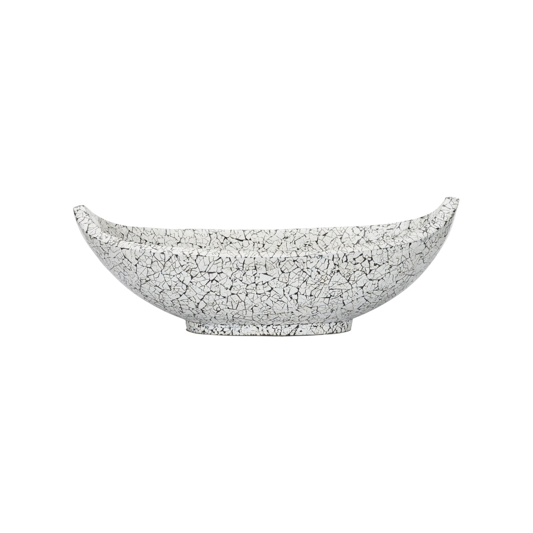 Crackled Long Bowl - 385997