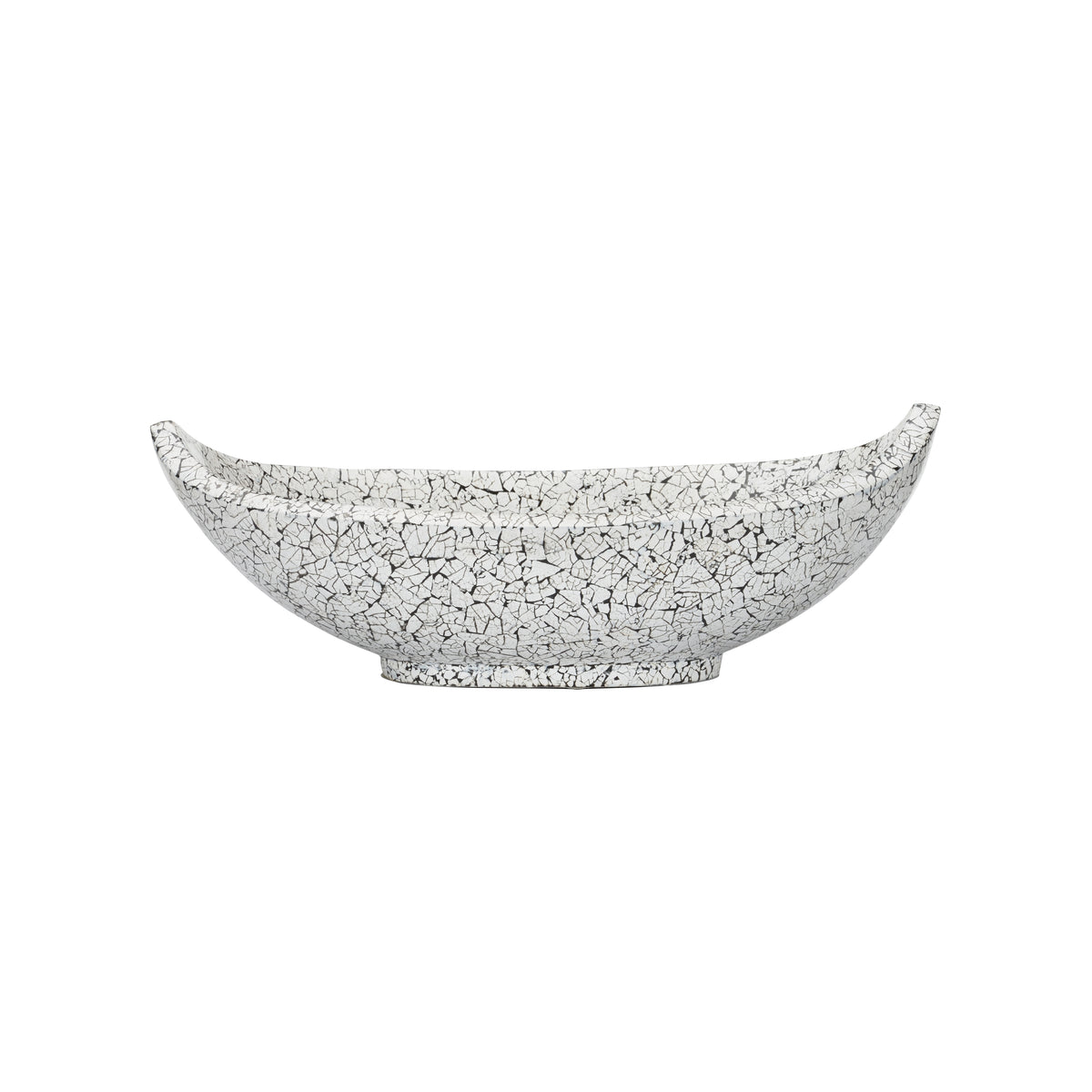 Crackled Long Bowl - 385997