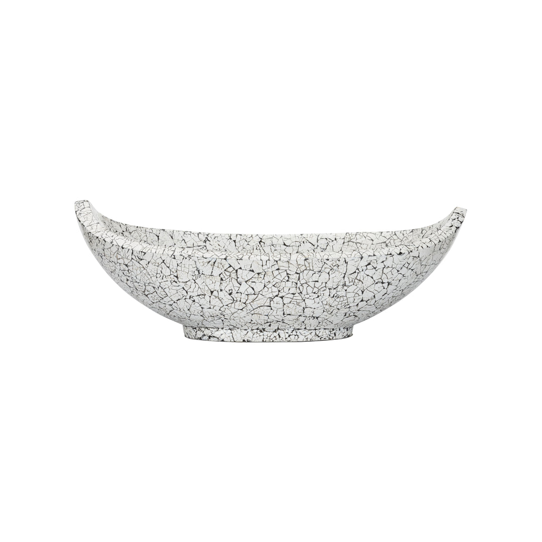 Crackled Long Bowl - 385997