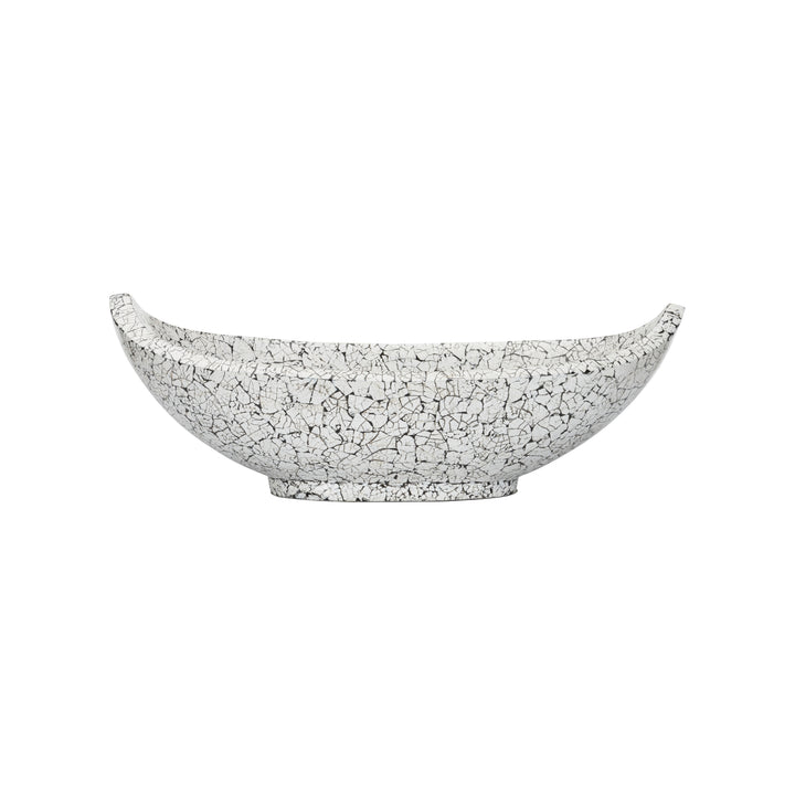 Crackled Long Bowl - 385997