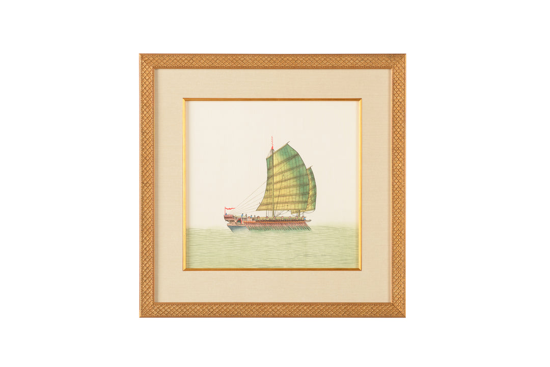 Chin. Junks-Two Sails - 386853