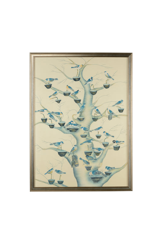 Aviary In Shades Of Blue - 386918