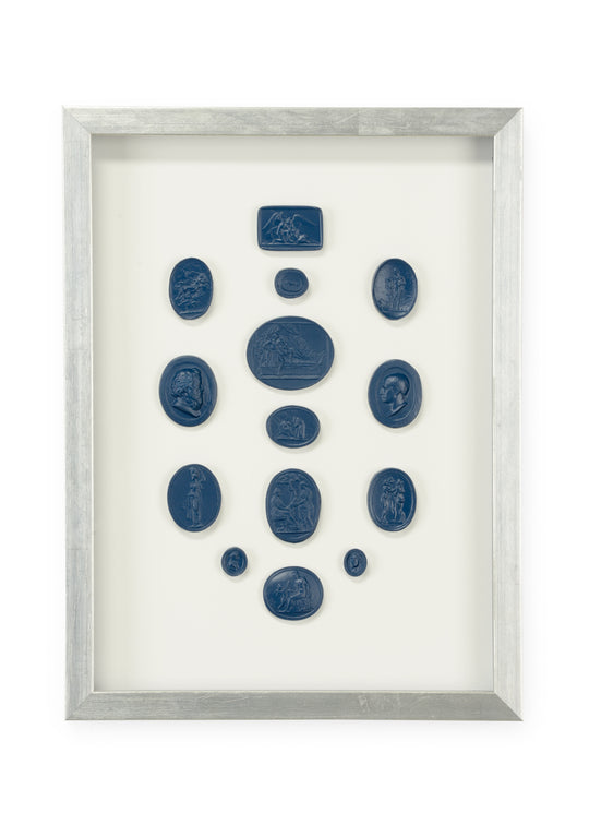 Intaglios In Blue I - 387000