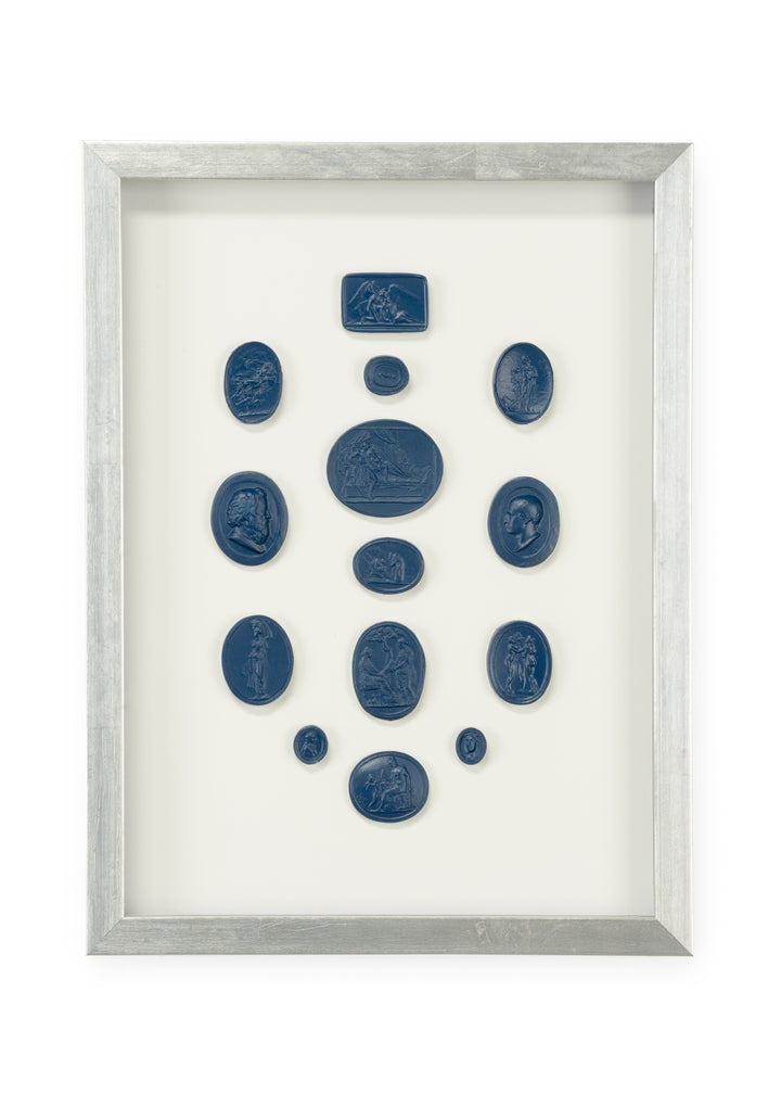Intaglios In Blue I - 387000