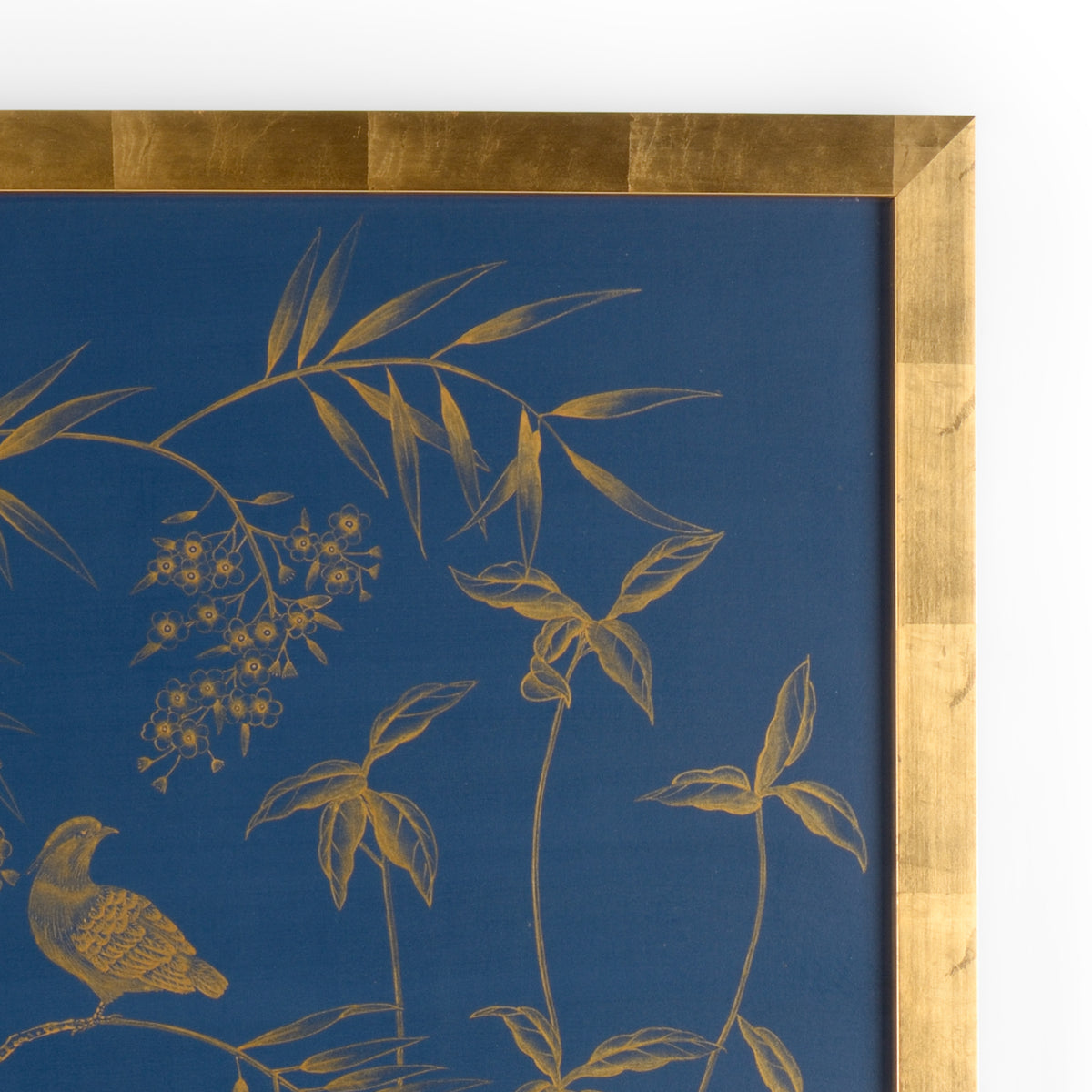 Gold Buckhead Panel On Blue A - 387046