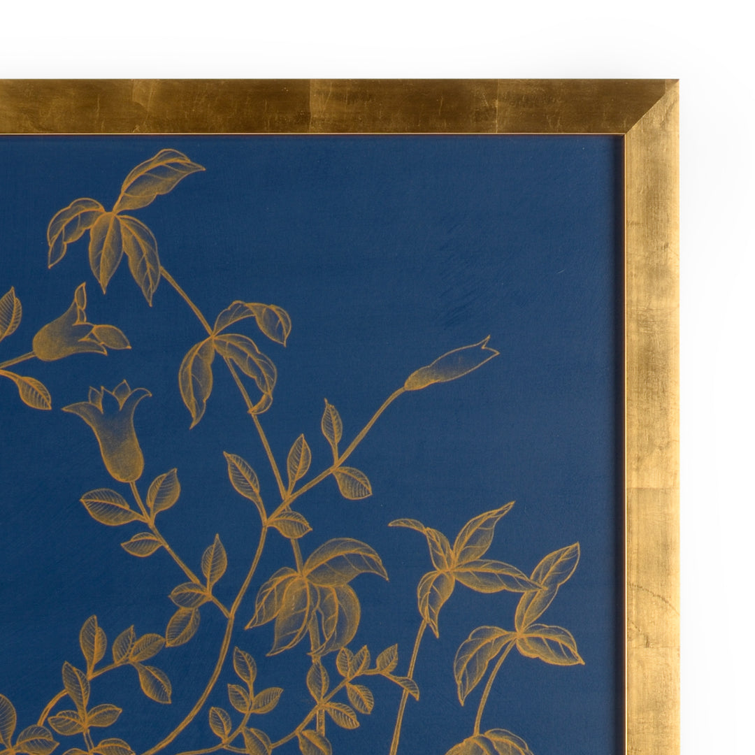 Gold Buckhead Panel On Blue B - 387047