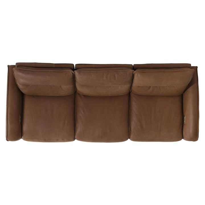 American Home Furniture Bernhardt Sorrento Leather Power Motion Sofa