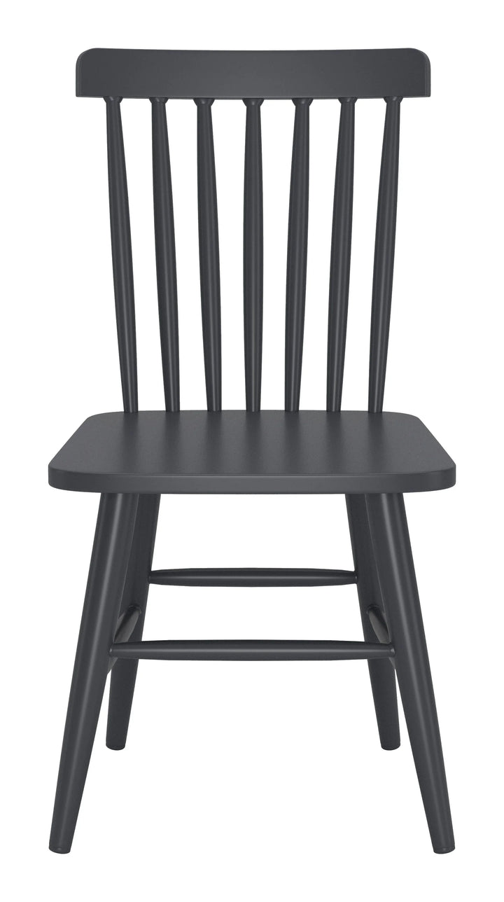 Zeilen Dining Chair (Set of 2) Black - AmericanHomeFurniture