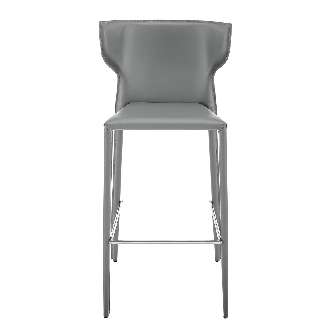 Divinia Bar Stool in Gray - Set of 2