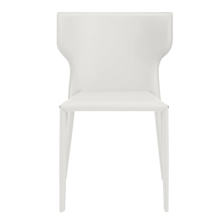 Divinia Stacking Side Chair in White - Set of 2
