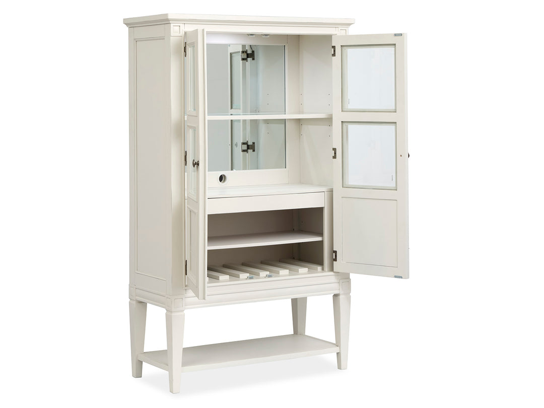 Willowbrook Egg Shell White Display Cabinet - D5324-08