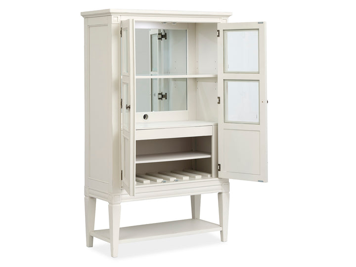 Willowbrook Egg Shell White Display Cabinet - D5324-08