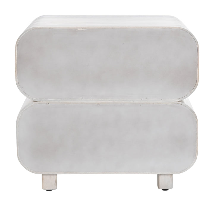 Miro Nightstand Whitewashed