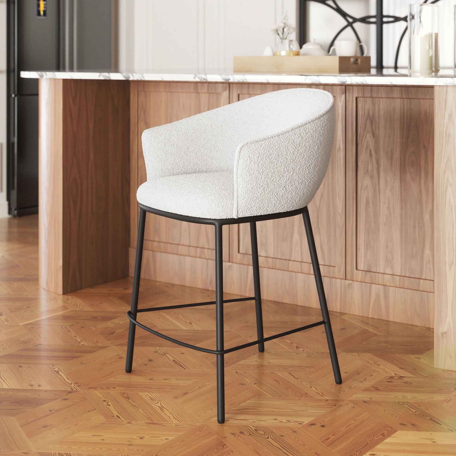 Zuo Essen Counter Stool Ivory BAR STOOLS + COUNTER STOOLS
