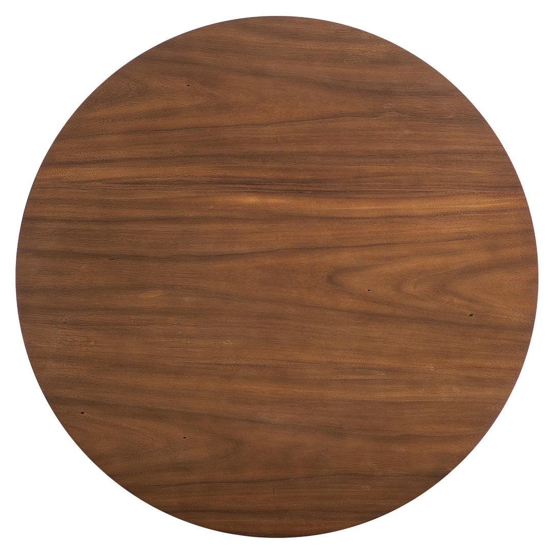 American Home Furniture Bernhardt Loft Brasea Round Cocktail Table
