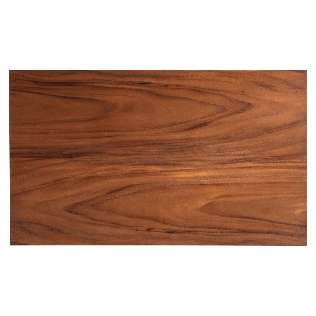 American Home Furniture Bernhardt Loft Brasea Rectangle Caster Cocktail Table