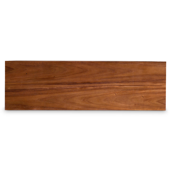 American Home Furniture Bernhardt Loft Brasea Rectangle Caster Cocktail Table