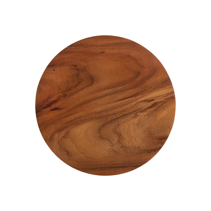 American Home Furniture Bernhardt Loft Brasea Round Side Table