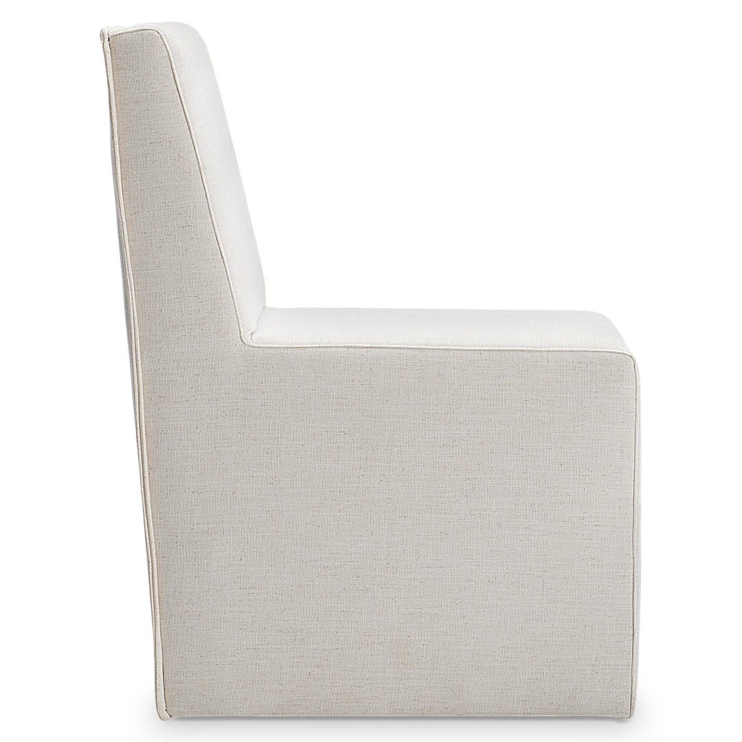 American Home Furniture Bernhardt Loft Brasea Caster Chair - Set of 2